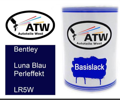 Bentley, Luna Blau Perleffekt, LR5W: 500ml Lackdose, von ATW Autoteile West.